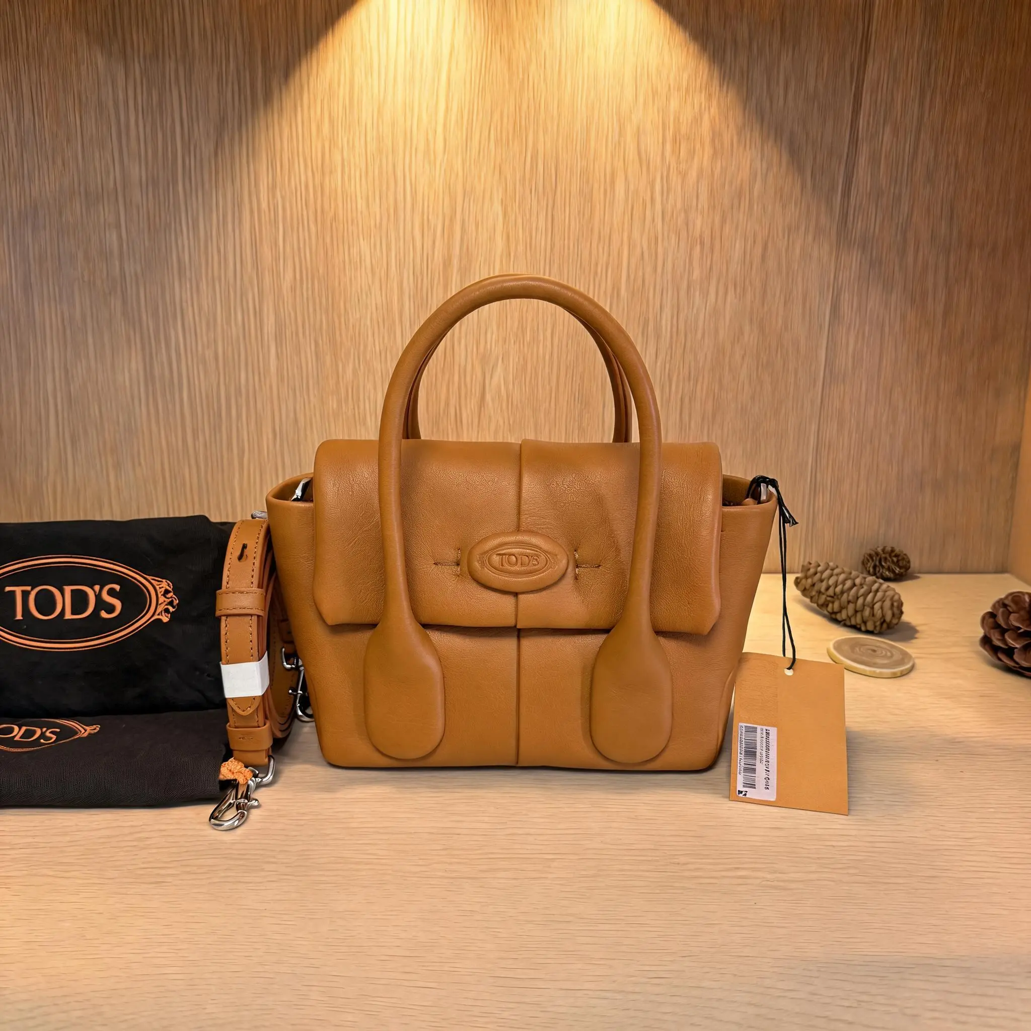 Pre-owned TOD'S tods Leather Shoulder Bag C0724133218