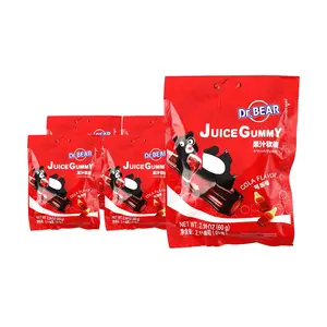 Dr. Hsu Fu Chi Cola Flavored Gummy Candy - 5 Packs (60g Each) - Bulk Value Pack for Kids & Adults