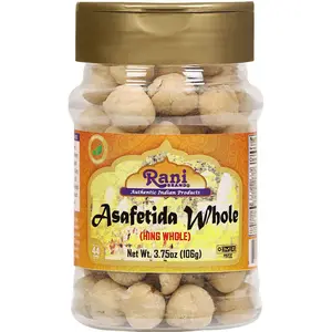 Rani Asafetida (Hing) Whole 3.75oz (106g) PET Jar ~ All Natural | Salt Free | Kosher | Vegan | Asafoetida Indian Spice | Best for Onion Garlic Substitute