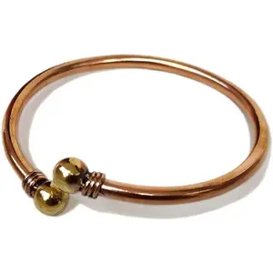 adjustable pure copper leg anklet bracelet kada for men and women indian jewelry