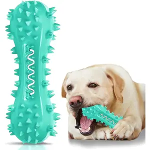 Cleaning  for , Playing, Chewing - Squeaky Toys for Aggressive Chewers -  Stick  for Medium Large Dogs (Blue)