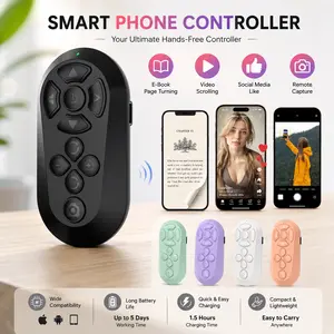 Xring 2026 NEW Release Remote Control for TikTok Scrolling , Wireless Scroller Page Turner, Camera Shutter Video Recording for iOS Android, Cellphone Selfie Accessory,Upgraded MothersDaygift Summervibes
