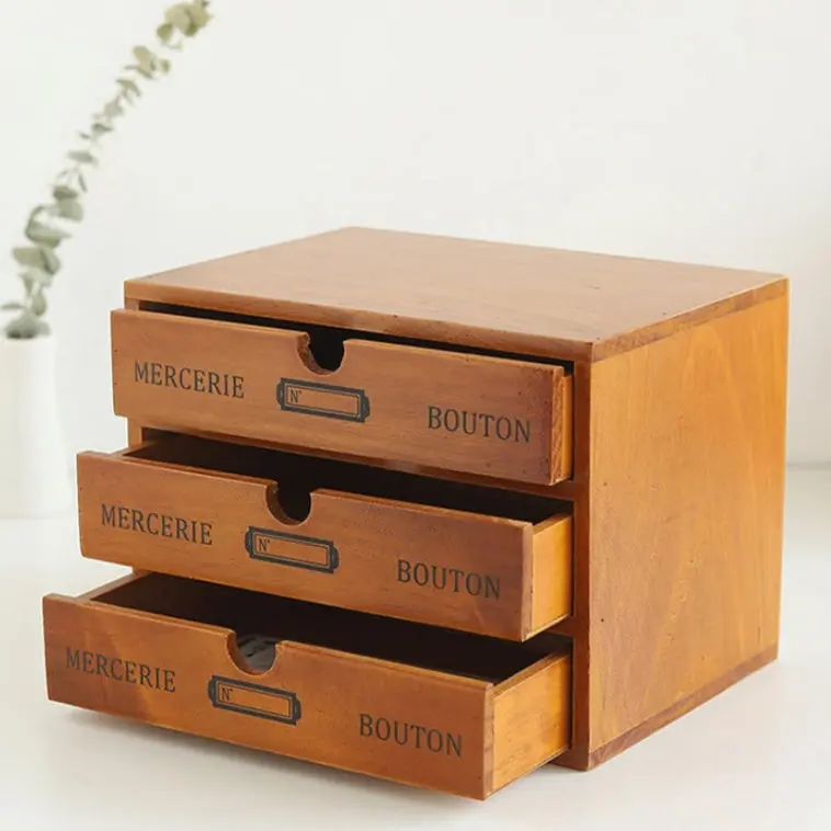Wooden Box For Storage And Organization