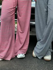 Striped Comfy Lounge Pants (RED)