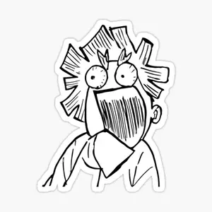 Zenitsu manga sticker Design Vinyl, trendy anime sticker, Ideal for Laptop and Water Bottle Decor, anime sticker waterproof