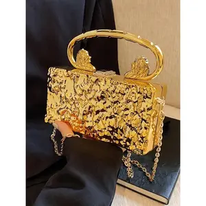 Women's Elegant Chain Strap Crossbody Bag, Exquisite Trendy Shoulder Bag, Fashionable Bag for Work, Commuting, Shopping and Dating