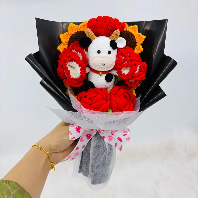 loom knitted flower - TikTok Shop