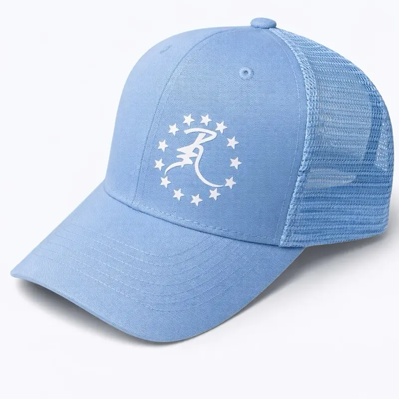 NC Blue with white R3 logo snapback