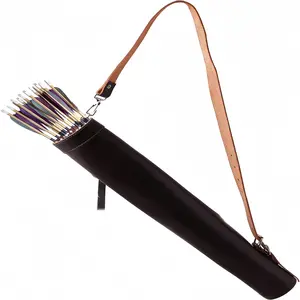 Traditional Back Quiver Bow Arrow Holder Handmade Leather Quiver Lightweight & Comfortable Gift for him Aniversary Gift
