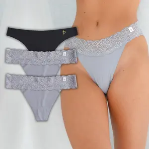 The Nancy and Becca Seamless Thong 3pcs Mix Bundle Pack