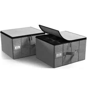 Sorbus 2 Pack Stemware Storage Case