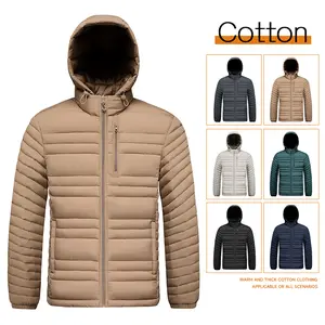 Men's Hooded Quilted Jacket with Multiple Pockets, Long Sleeve Fashionable Sports Coat, Suitable for Outdoor Activities, Street Style, and Everyday Wear, Available in Autumn and Winter