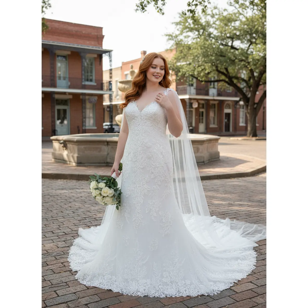 Raquel Elegant A-Line Wedding Dress with Removable Cape Veil, A-Line Wedding Dress with Cape, Custom Wedding Dress, Aline  dress with cape