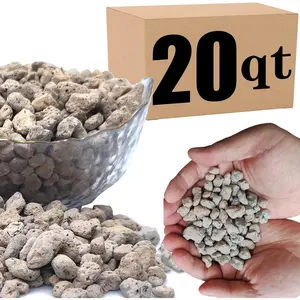 20QT Horticultural Pumice for  Professional Sifted - for , Cactus, Bonsai  - 3/8 inch (20QT)