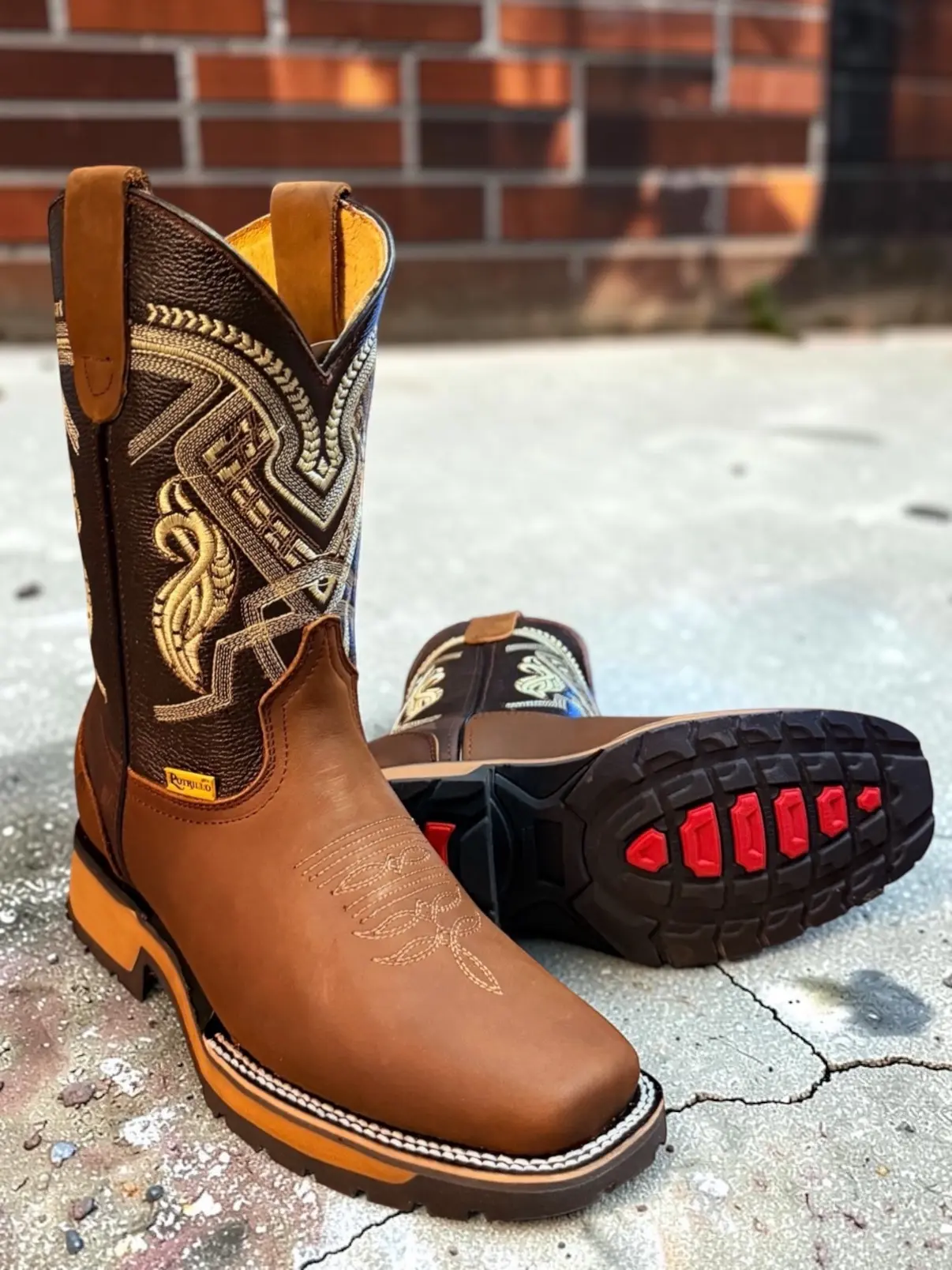 20807 Oil & Slip Resistant Mens Work Boots / Botas de Trabajo para Hombre