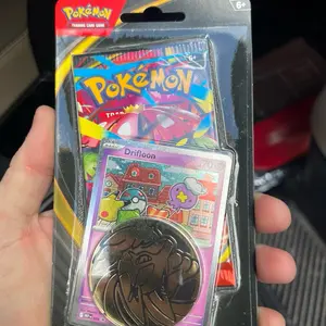 Pokemon Mega Evolution Drifloon Checklane BLISTER Pack (Booster Pack, Promo Card & Large Coin)