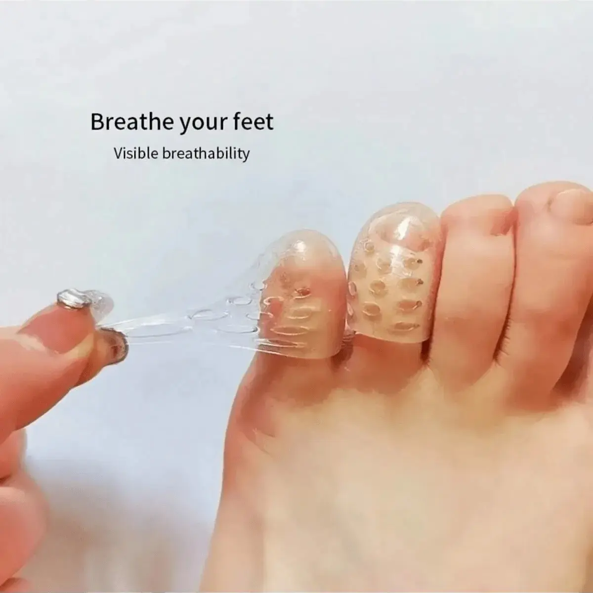 Silicone Toe Guard Protector Cover, Clear, Soft Comfort Design, Reduces Friction & Pressure, Ideal for Daily Shoes, Sports & Long Walks
