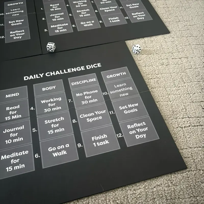 Daily dice challenge