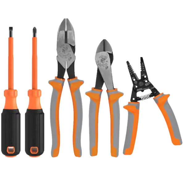 Insulated Tool Set, 5 Piece, 1000V Rated, Electrical Hand Tools for Professional and General Use