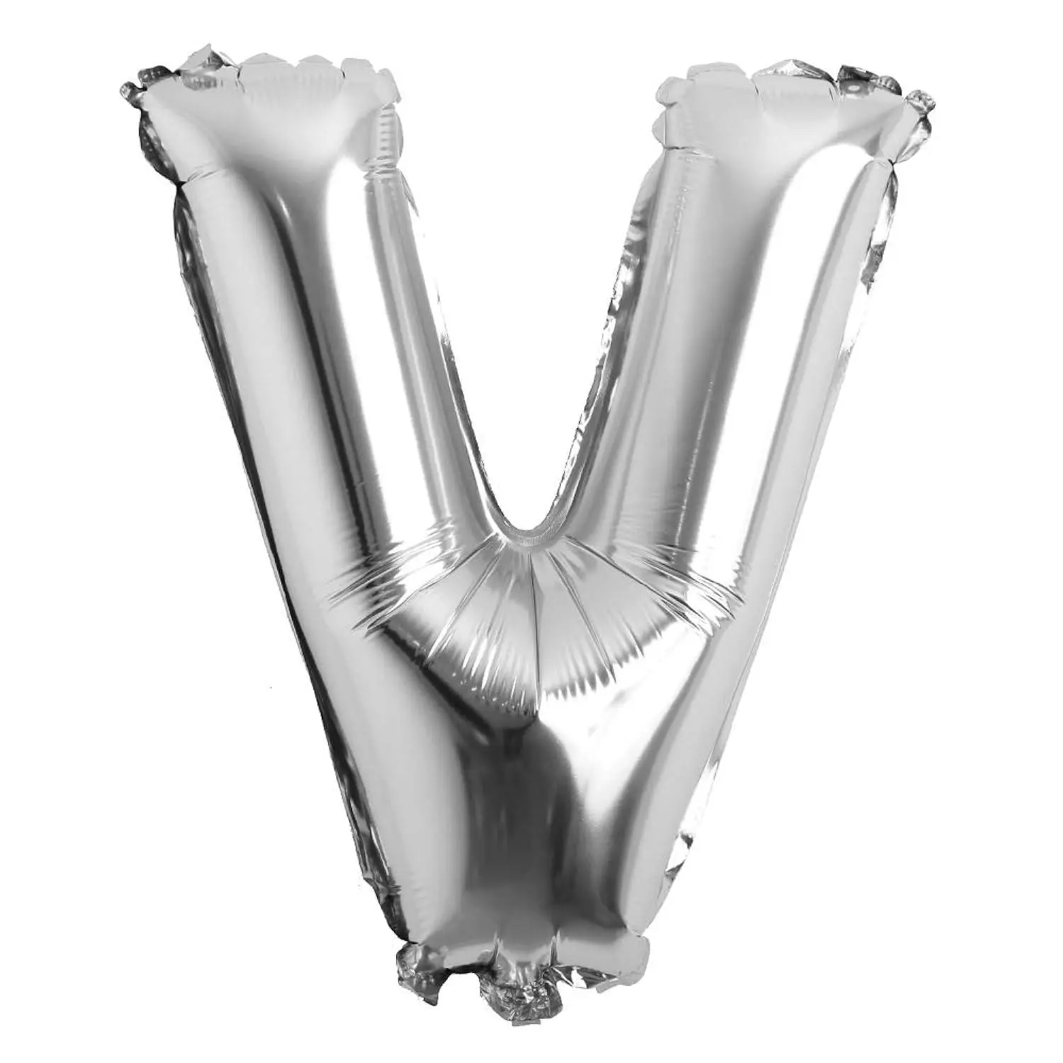 32 Inch Letter Balloons Silver Alphabet Number Balloons Foil Mylar Party Wedding Bachelorette Birthday Bridal Shower Graduation Anniversary Celebration Decoration (32 Inch V Silver)
