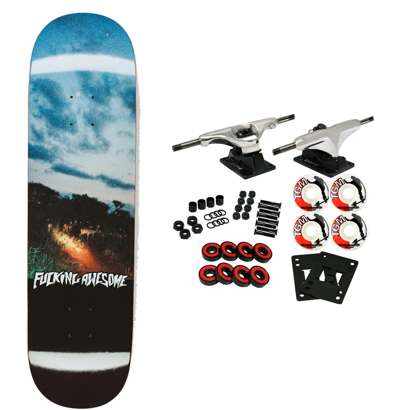 FA Skateboard Complete Sage Elsesser Glowing Eyes 8.38" x 31.75"