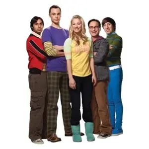 212 MAIN Large-Size Group Cardboard Cutout Decor, Home Display Accessory with Included Easel
