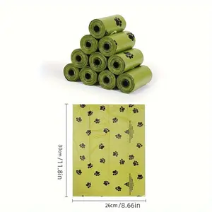 210 pieces/14 rolls, leak-proof and odor-proof thickened bags