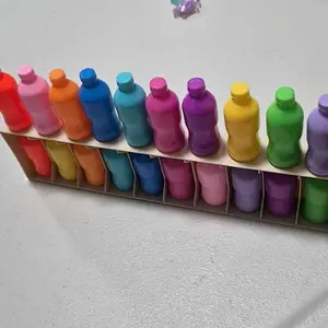 21-Piece Color Challenge Bottle Puzzle Game Set, Family Fun Game, Memory & Logic Training, Includes 21 Colored Bottles, Perfect for Family Parties
