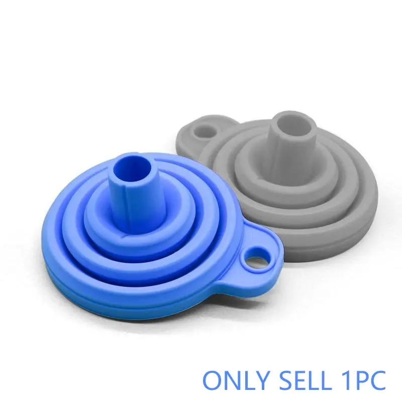 Car Engine Funnel, 1 Count Universal Silicone Liquid Funnel, Washer Fluid Change Foldable Portable Auto Engine Oil Petrol Change Funnel, Automotive Repair Tools, Automotive Maintenance Tools