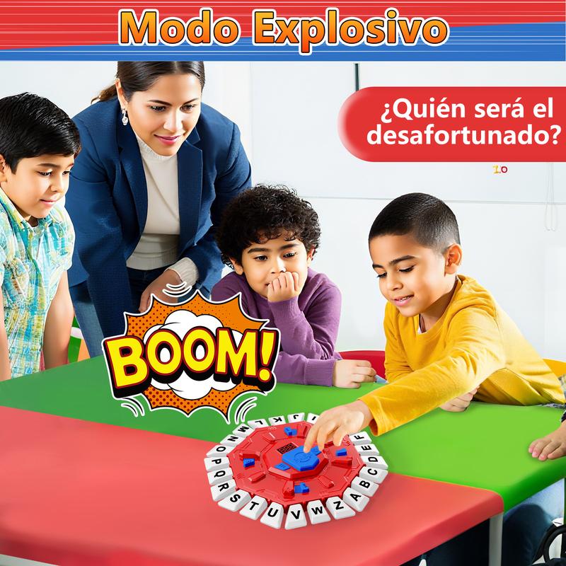 Juego de Mesa en Español con Pantalla Digital y 2 Modos de Juego, 35 Tarjetas Doble Cara, Ideal para Fiestas y Aprendizaje Interactivo, Juegos de Mesa para Niños y Adultos
