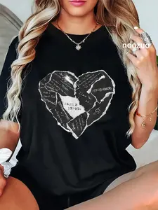 100% Cotton Sleep Theory - Official Merchandise - Paper Heart T-Shirt