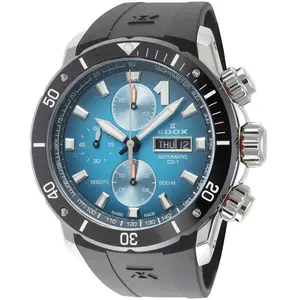 Edox Men's CO-1 45mm Automatic Watch 01128-3NOCA-BUIDN