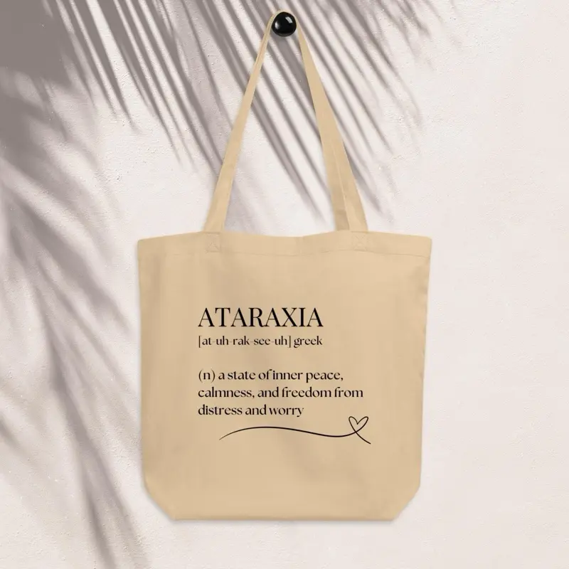 Ataraxia ACOSF Tote Bag, ACOTAR Merch, Nesta Archeron Merch, ACOSF Bookish Tote Bag