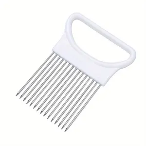 Onion Slicer Vegetable Tomato Holder Slicer Cutter for Kitchen Worker Safety Cooking Tools