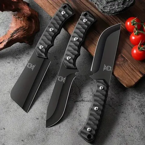 Multi-functional stainless steel kitchen knife, ergonomic handle with beautiful sheath, good helper for family cooking Cutting Modern Home Cover Blade