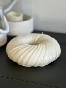 Big Doughnut Pillar Candle