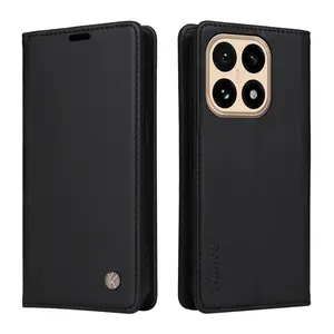 Luxury Business Magnetic Closure Leather Phone Case for Xiaomi 15t 15 T 5g, Wallet Flip Cover, Shockproof, Fashion Design, Premium Case