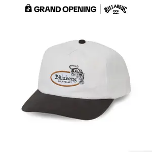BILLABONG Breakdown Snapback Hat Casual Hat, 5 Panel Adjustable Snapback, Demi-Curved Brim