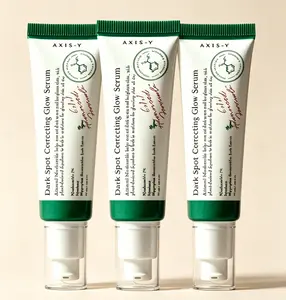 AXIS-Y Dark Spot Correcting Glow Serum (3pcs, 50ml Each) - 5% Niacinamide & Squalane Korean Skincare Serum for Acne Scars, Hyperpigmentation