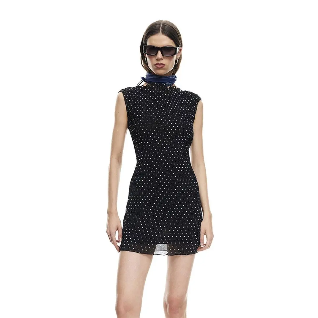 LIONESS Women's Mariner Polka Dot Mini Dress - TikTok Shop