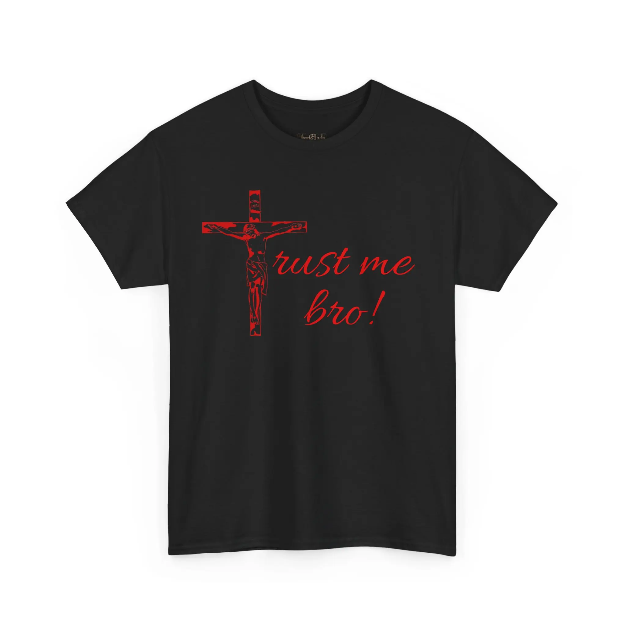 Trust Me Bro! Unisex Heavy Cotton Tee - Casual Wear, Street Style, Graphic Tee, Gift for Friends, Christian Apparel, Unique Statement Shirt