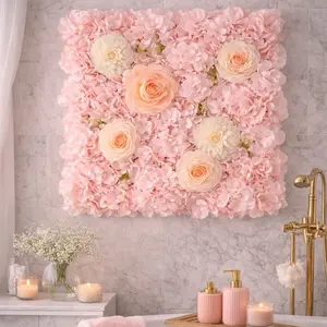Blush Bloom Floral Wall Panel 35x35cm Decorative Wall Art for Home Decor