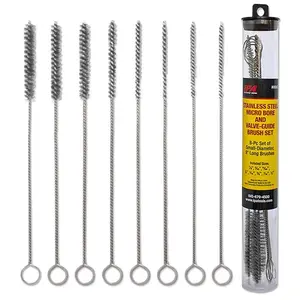 Stainless Steel Micro Bore and Valve-Guide Brush Set