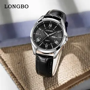 Trendy Men’s Minimalist Watch, Black Roman Numeral Dial with Textured Center, Croc-Embossed Leather Strap, Classic Fashion Watch for Everyday & Night Out
