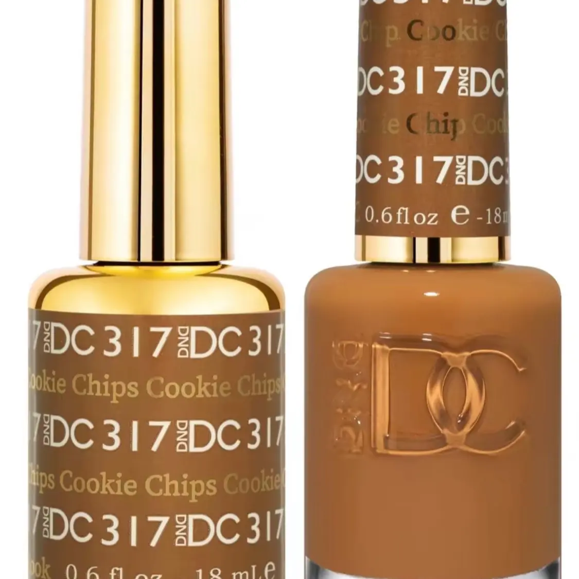 DND DC 317 Cookie Chips Gel and Lacquer Duo nail care nail art
