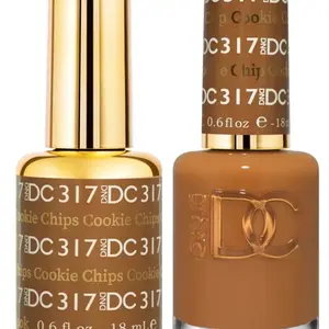 DND DC 317 Cookie Chips Gel and Lacquer Duo nail care nail art