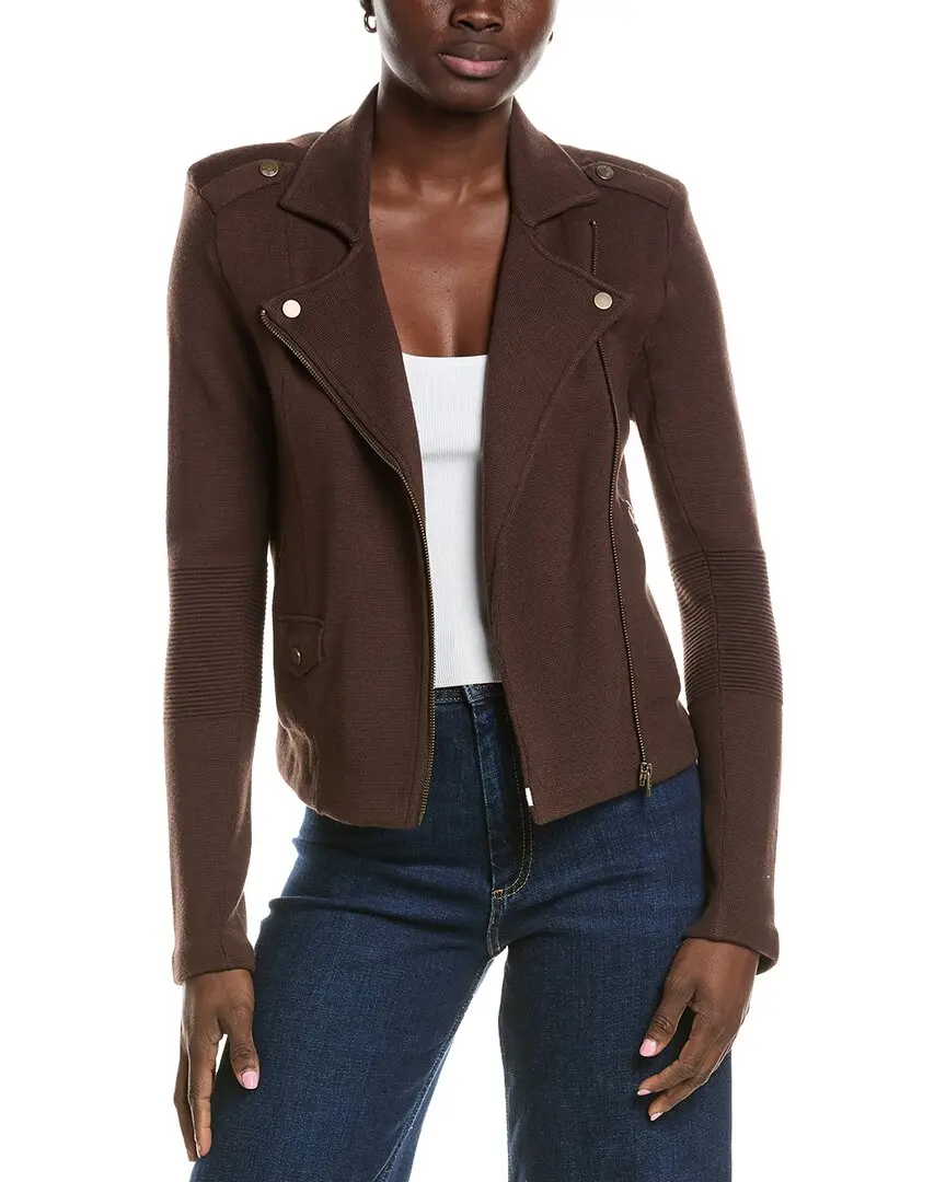 Minnie Rose Knit Moto Jacket