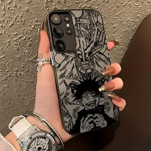 Anime Fushiguro Megumi Graffiti Phone Case Suitable for Samsung Galaxy A37 A57 A17 A07 A56 A26 A36 A55 A35 A06 A16 A05 A14 A24 A34 A54 A15 A05s A04e A25 S26 S25 S24 S23 S22 S21 S20 FE Ultra Plus Edge 4G 5G Anti Fall Matte Back Cover