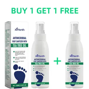 【Buy 1 Get 1 Free】Foot Spray with Tea Tree Oil - Athletes Foot Treatment, Foot Odor Eliminator, Moisturizing Dry Feet & Soles, Long-Lasting Antibacterial & Deodorizing Foot & Toenail Care Spray depies