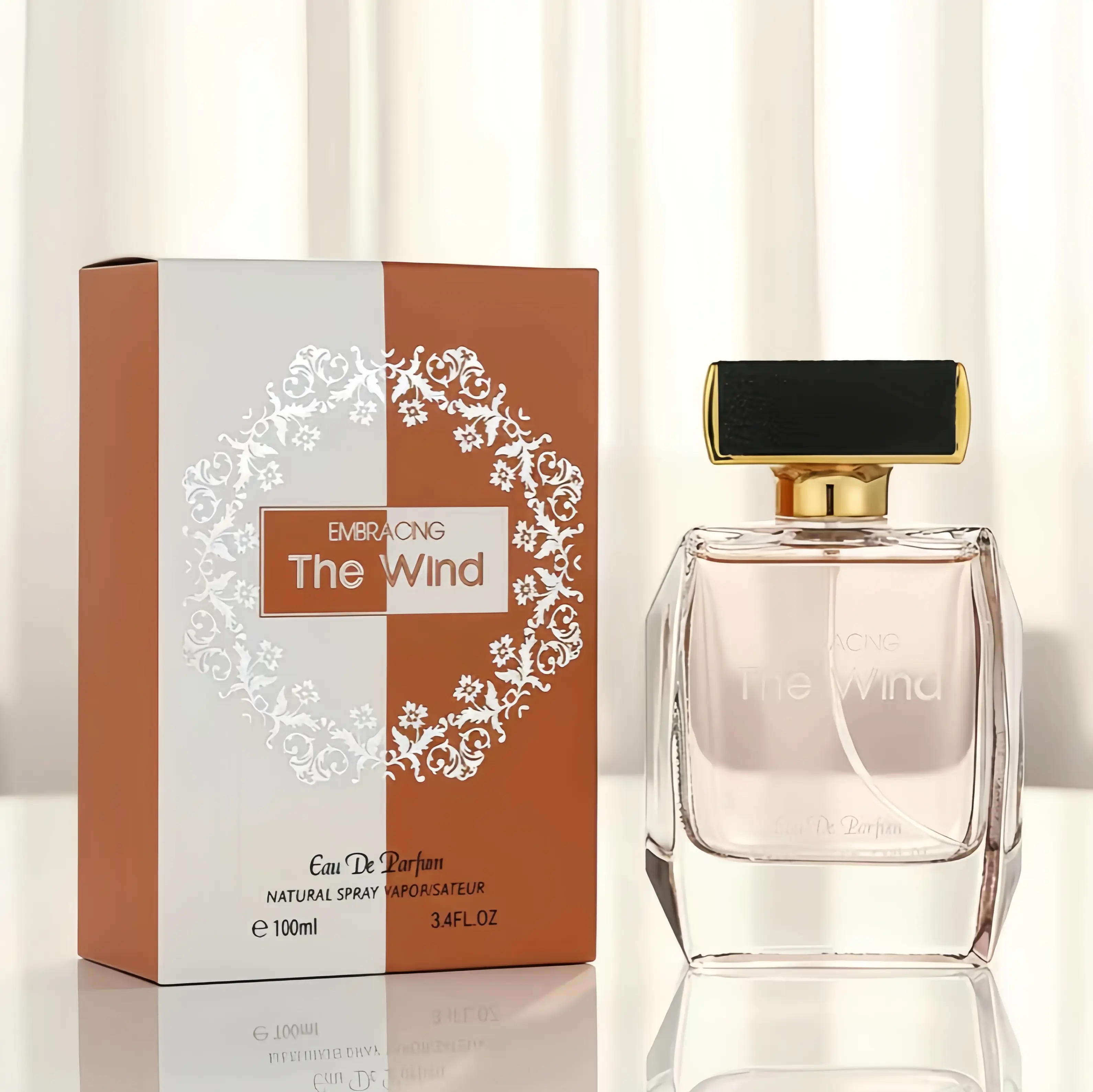 Embracing The Wind Women’s Eau de Parfum, 100ml | Gentle Fruity-Floral-Woody Scent, Warm Sweet Gourmand Fragrance with Lemon, Pear, Jasmine, Rose, Cedar, Musk & Amber, Long-Lasting Women's Fragrance